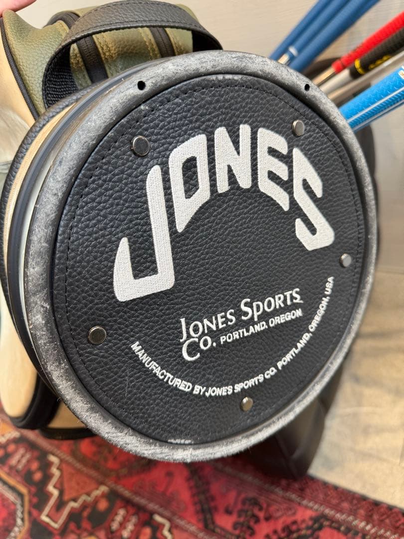 Wイーグル限定　JONES ゴルフバッグ オリーブグリーン