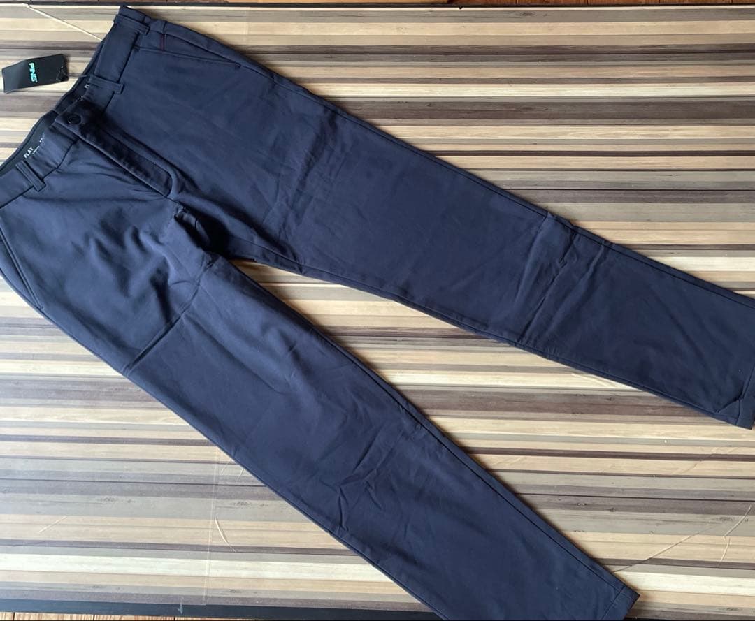 【新品タグ付き】PING ゴルフパンツ メンズ 暖パンツ　ストレッチ 防寒W76