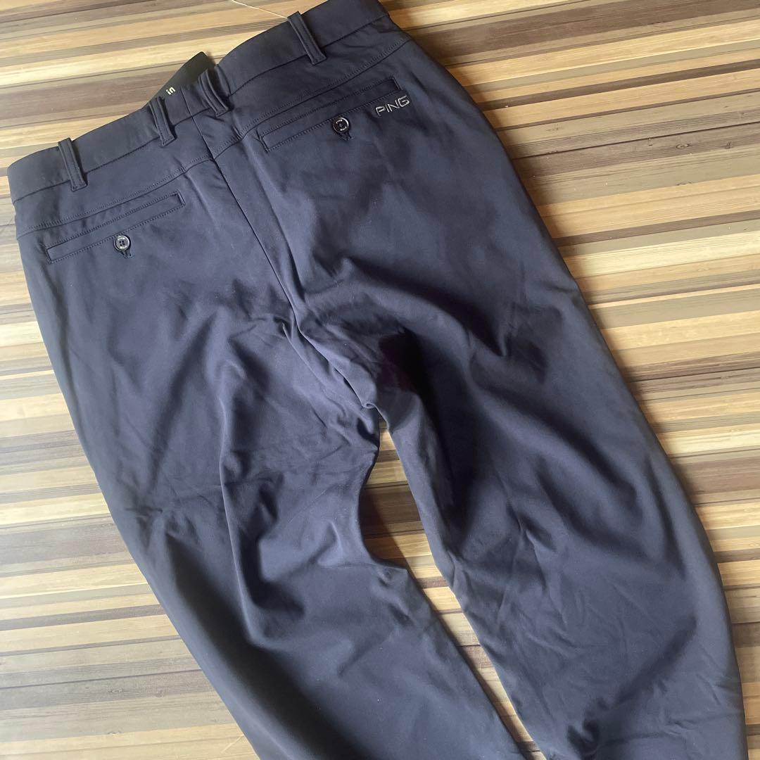 【新品タグ付き】PING ゴルフパンツ メンズ 暖パンツ　ストレッチ 防寒W76