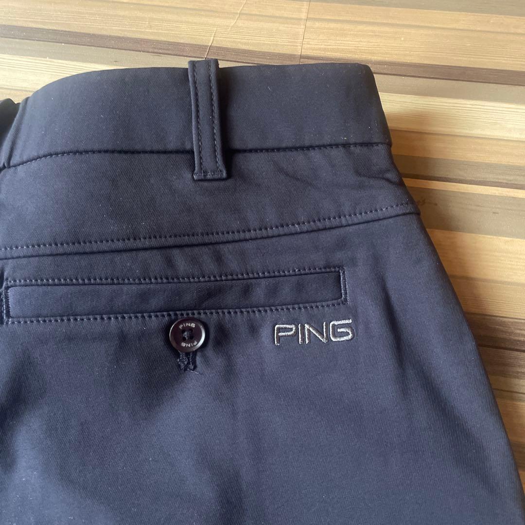 【新品タグ付き】PING ゴルフパンツ メンズ 暖パンツ　ストレッチ 防寒W76