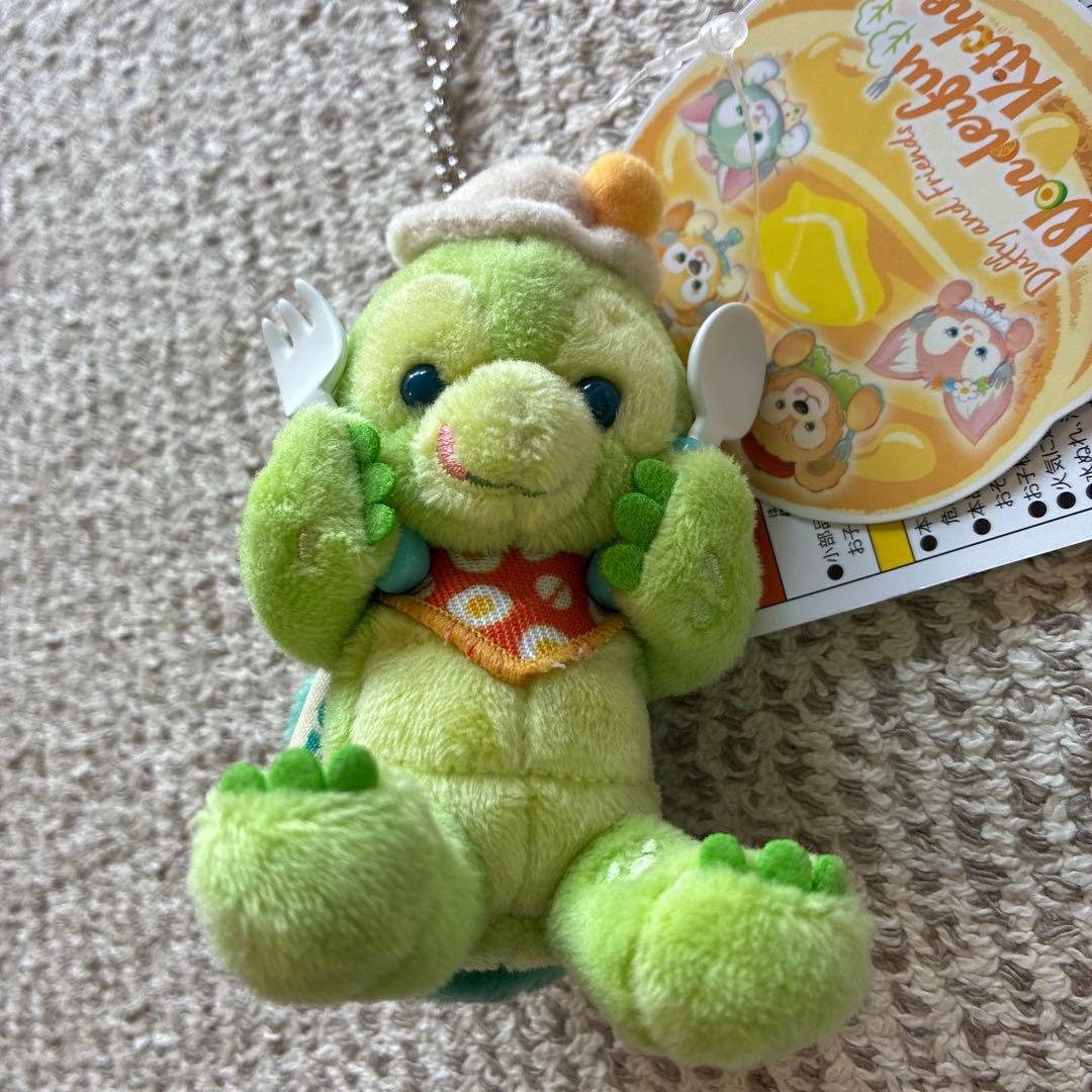 ダッフィー　オルメル　ぬいぐるみキーホルダー　ディズニー　ワンダフルキッチン