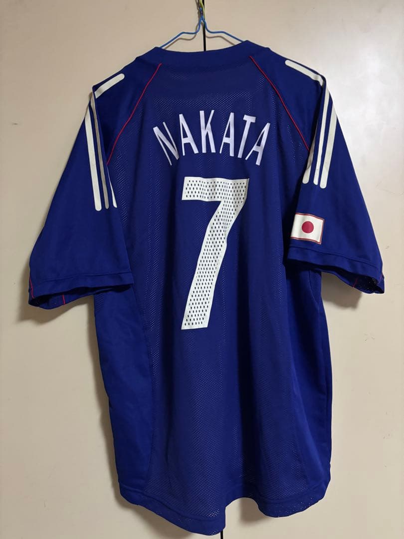 あ*ん様 2002年サッカー日本代表ユニフォーム （オーセンティックＯサイズ7N