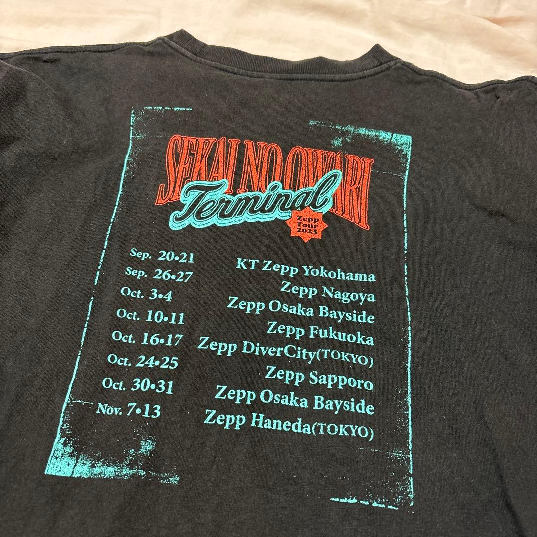 SEKAI NO OWARI Terminal Tシャツ XLサイズ スミ