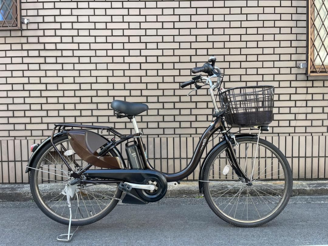 電動アシスト自転車 黒 12.3Ah YAMAHA 26BYDE24