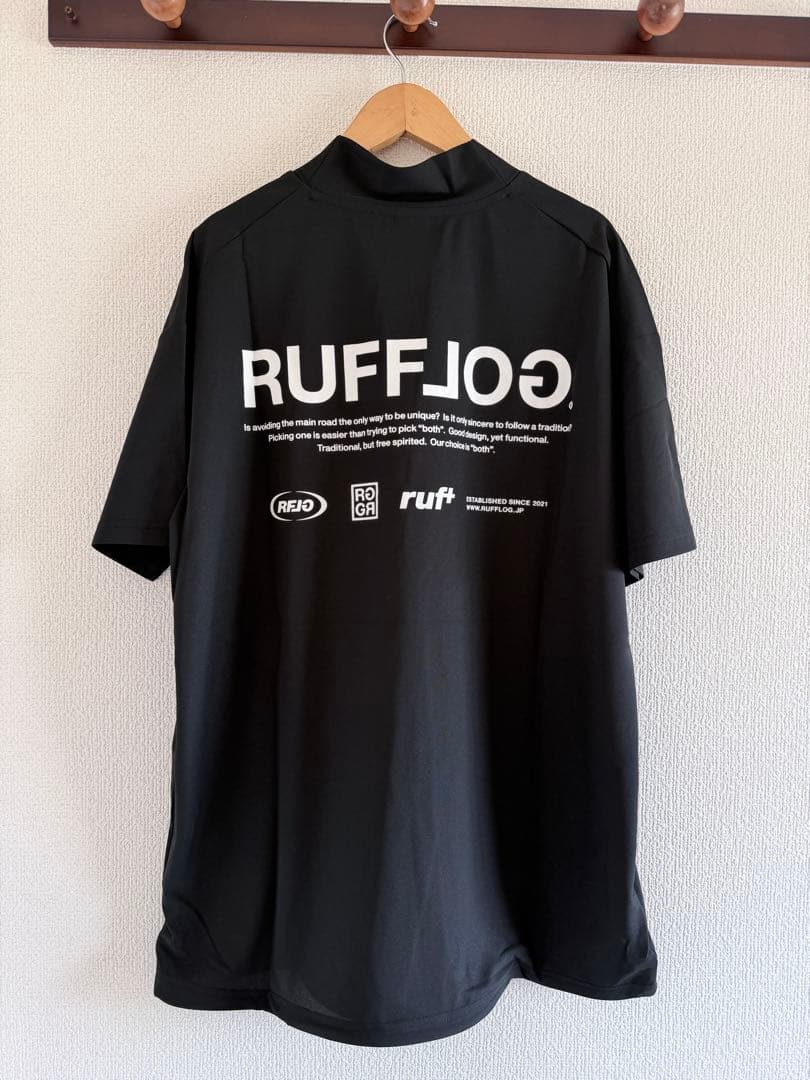 RUFFLOG ラフロッグ　モックネック　 ブラック