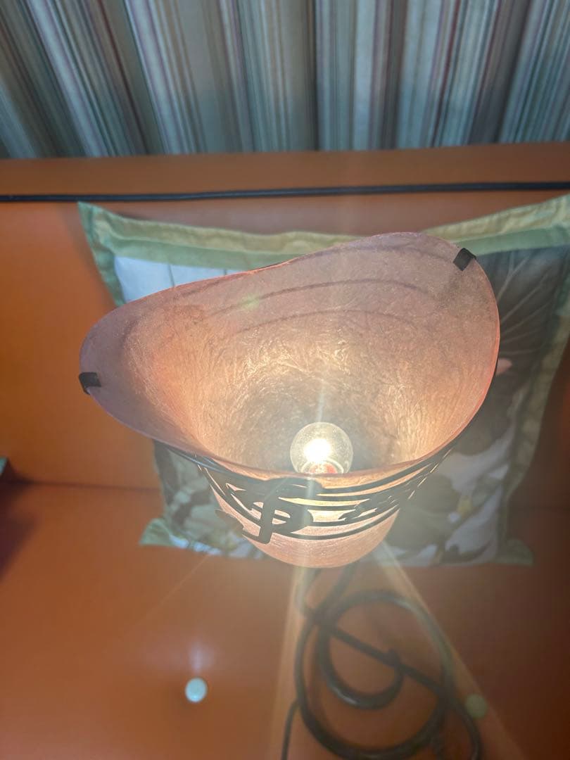 音符柄　電気スタンド