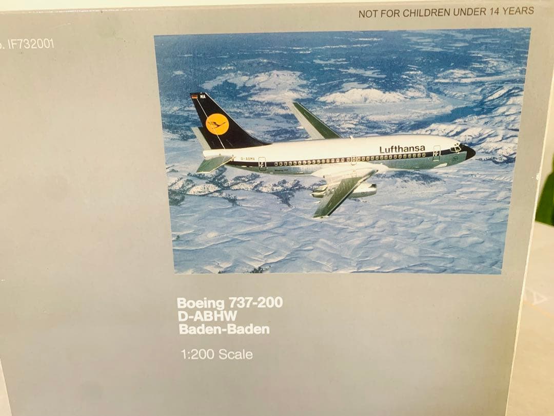 インフライト１／２００ルフトハンザドイツ航空Ｂ７３７－２００／ダイキャストモデル