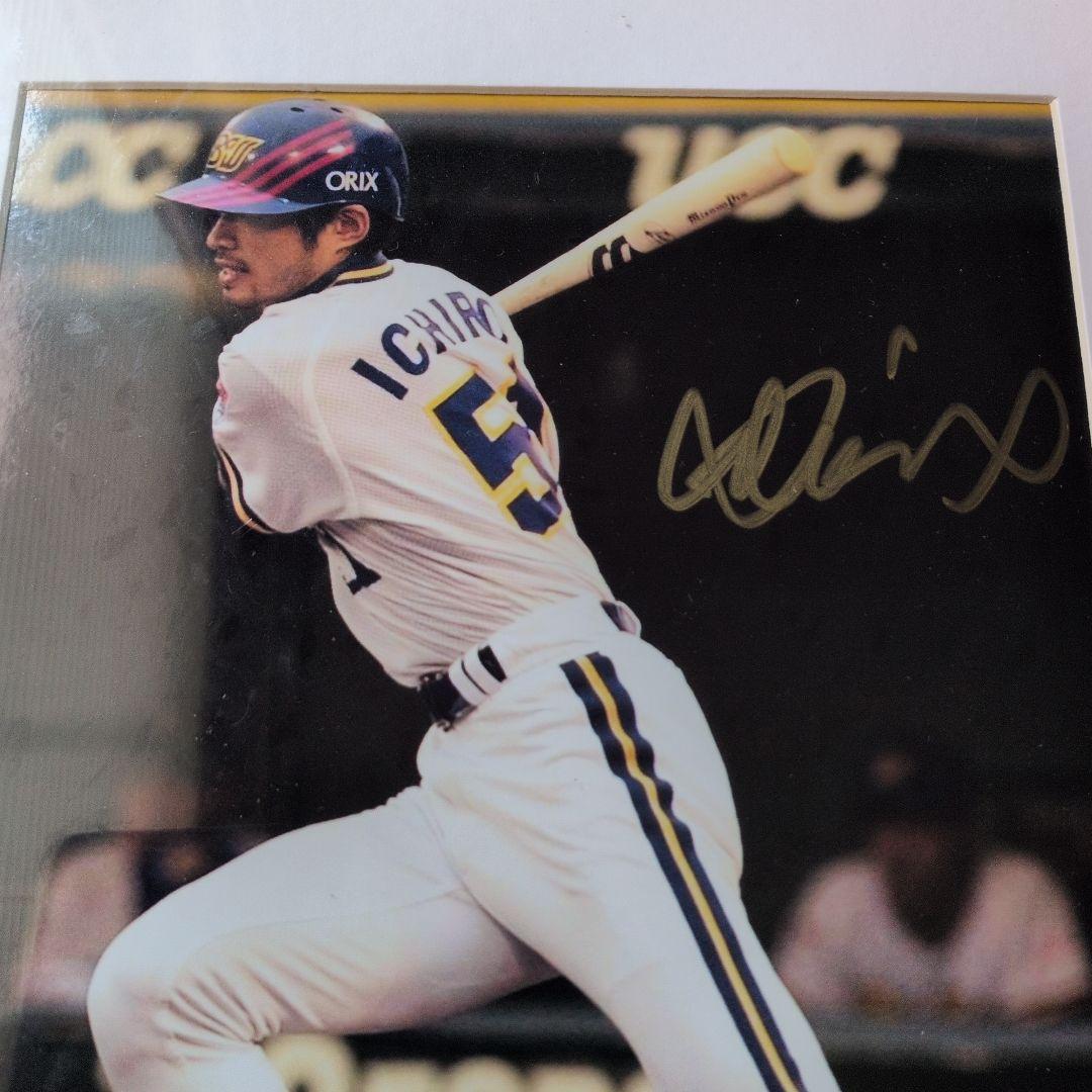 イチロー選手サイン入り写真額