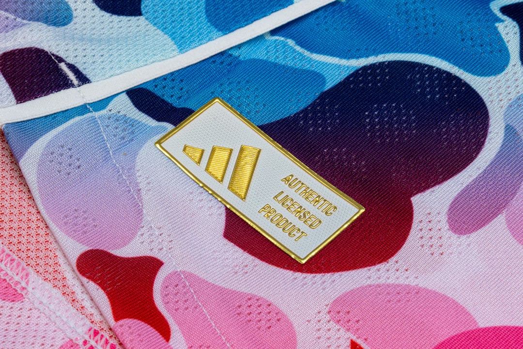 完売⭐︎BAPE X ADIDAS FB JERSEY TOP 新品 Lサイズ