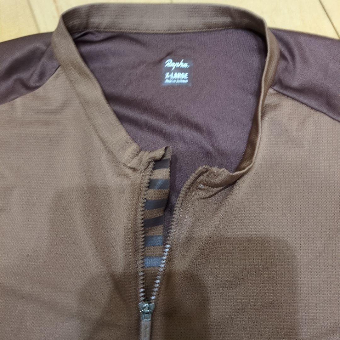 Rapha プロチーム トレーニングジャージ XL ブラウン