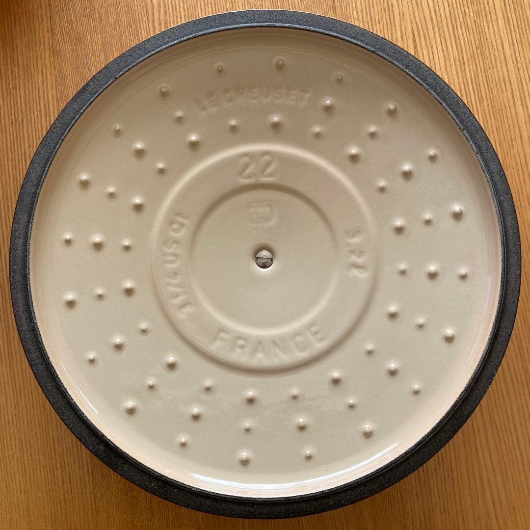 お値下げ‼️LE CREUSET オレンジ 両手鍋 フランス製