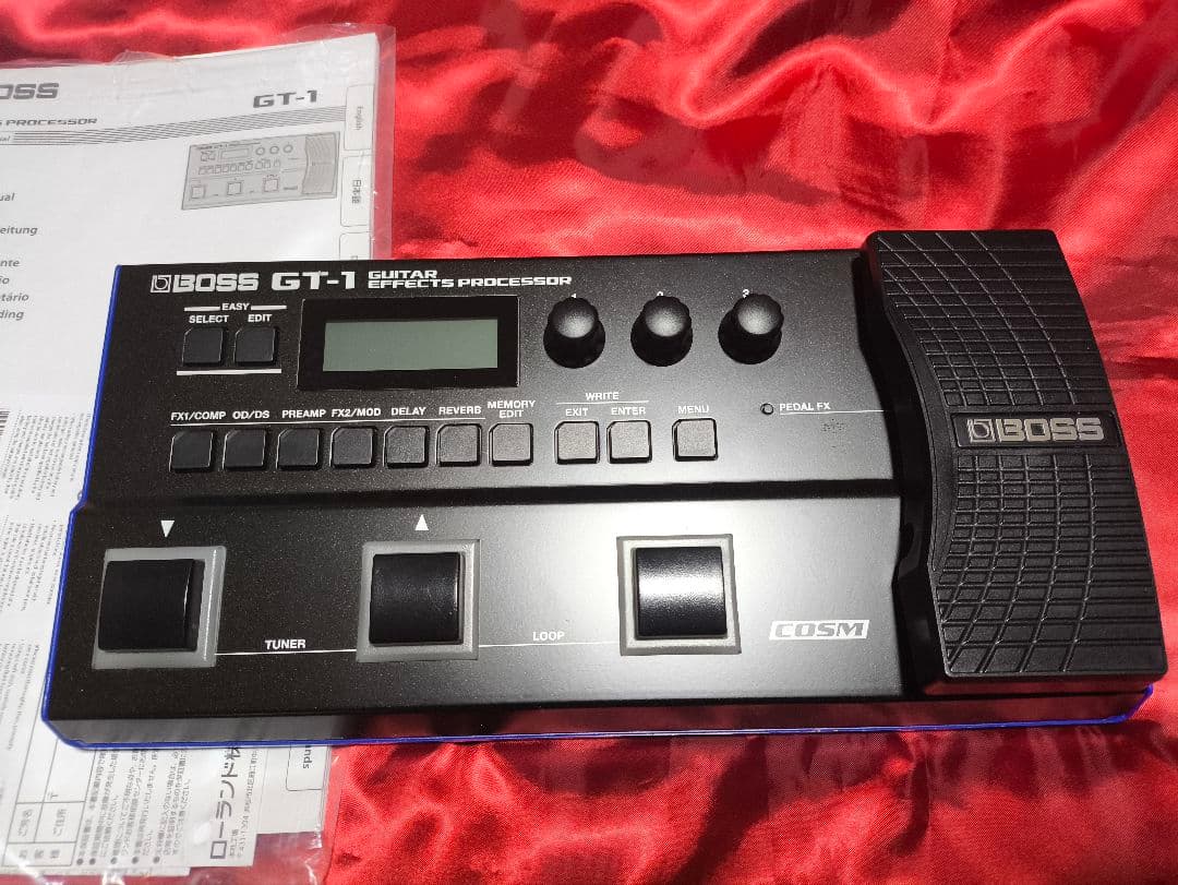 BOSS GT-1 マルチエフェクター アダプター付き