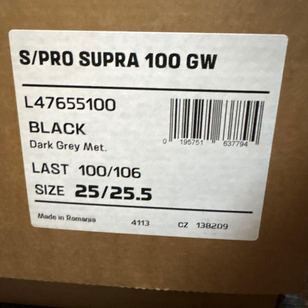 25/26 Salomon s/pro supra 100 gw 未使用
