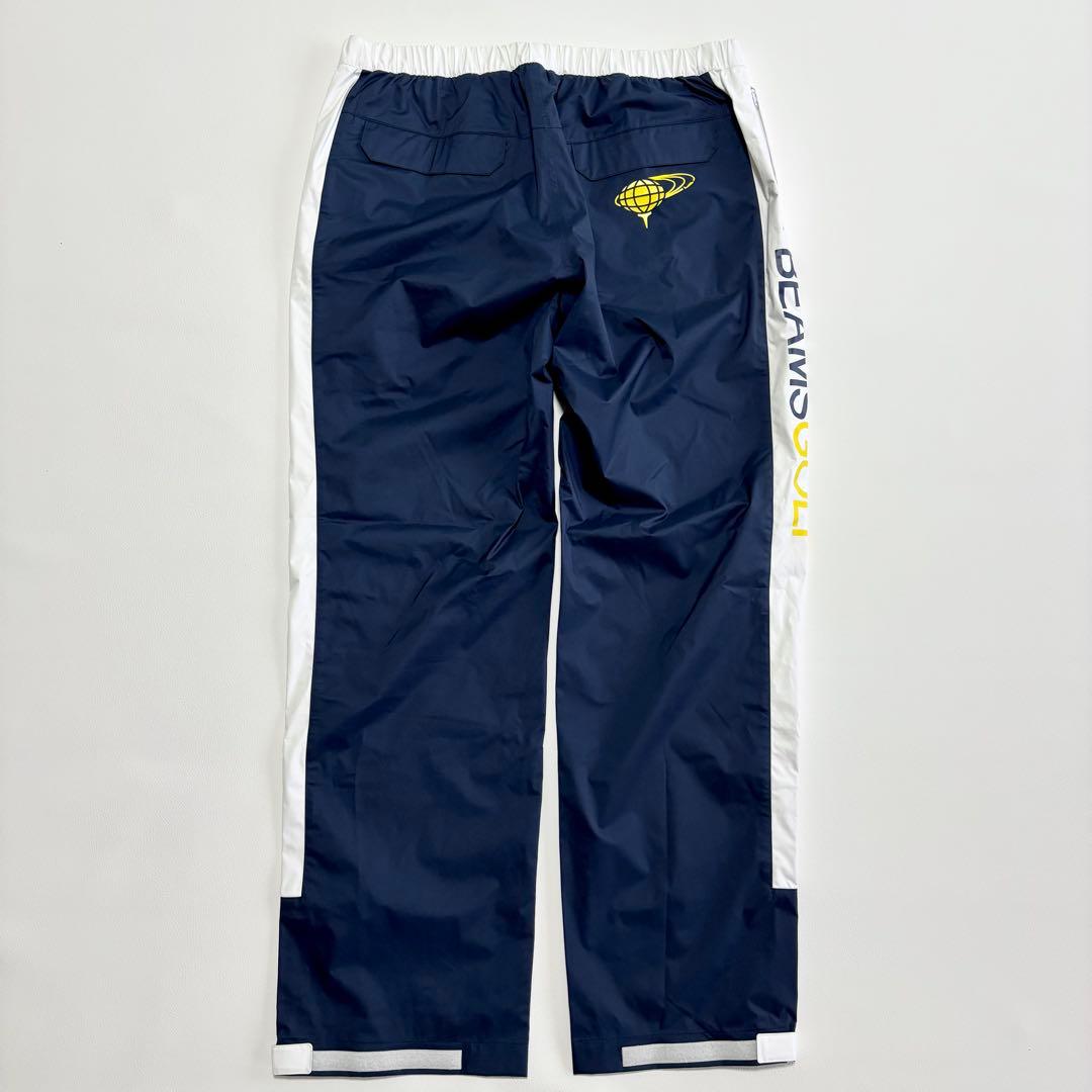 極美品✨ ビームス ゴルフ レイン セットアップ 紺 白 ユニセックス XL