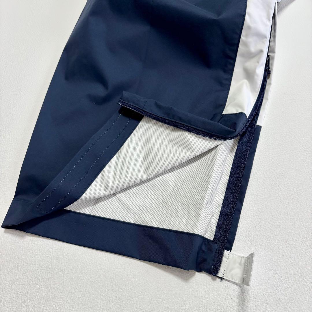極美品✨ ビームス ゴルフ レイン セットアップ 紺 白 ユニセックス XL