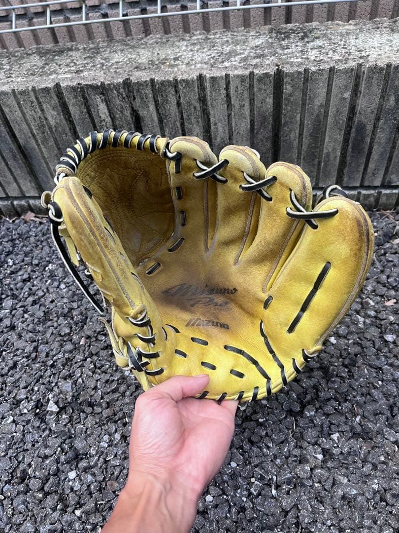 Mizuno 硬式グローブ イエロー田中将大モデル