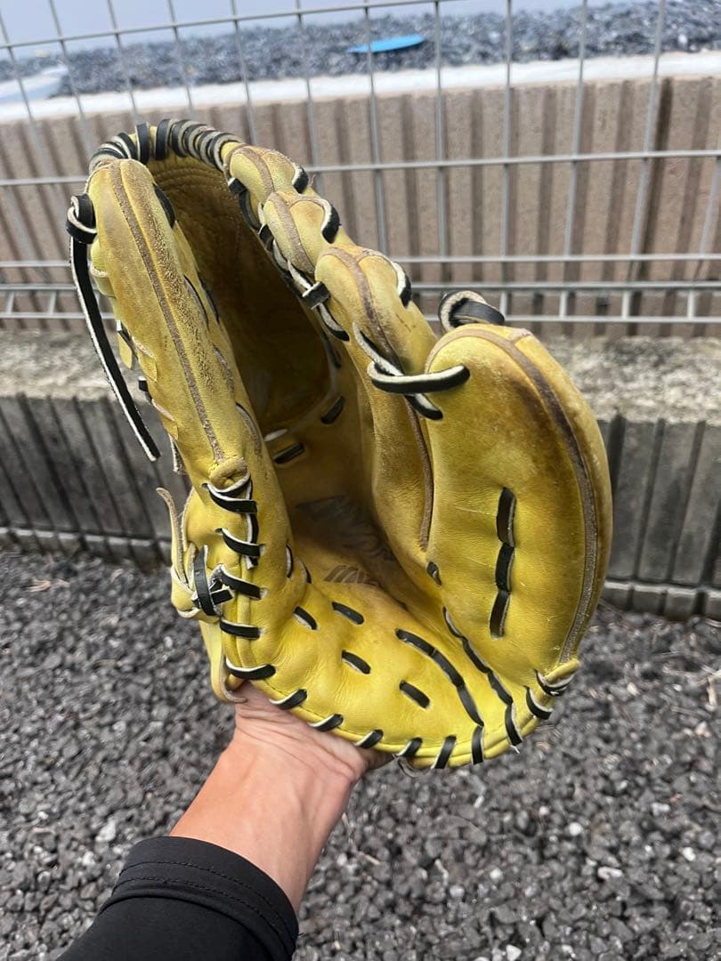 Mizuno 硬式グローブ イエロー田中将大モデル