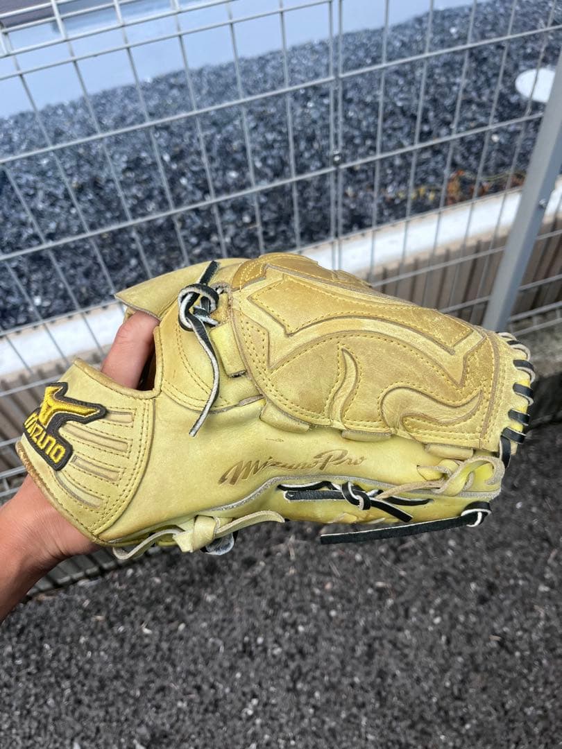 Mizuno 硬式グローブ イエロー田中将大モデル