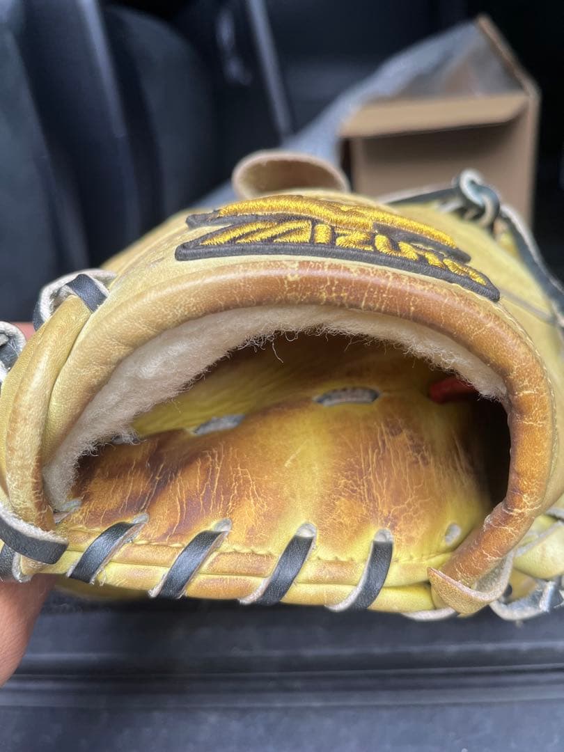 Mizuno 硬式グローブ イエロー田中将大モデル