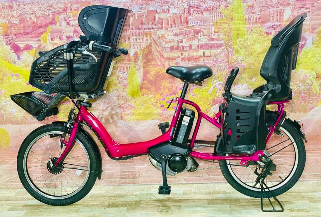 K2526 電動自転車ヤマハ子供乗せ 20インチ 8.9Ah ピンク