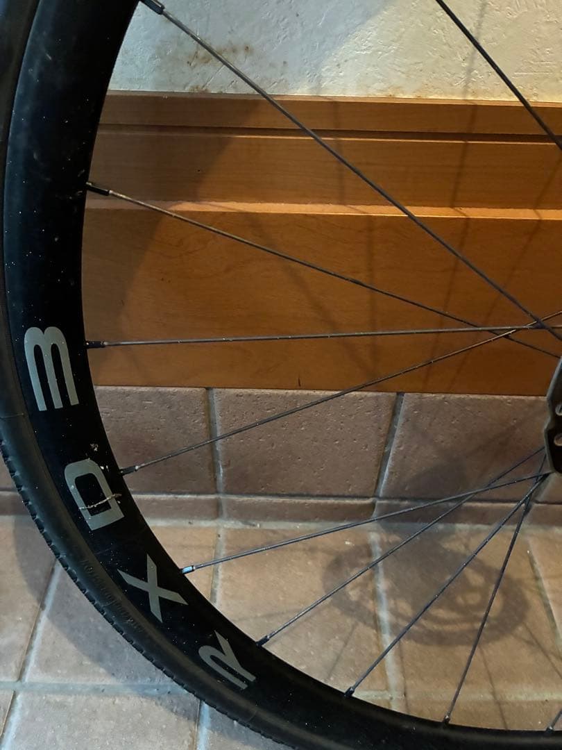 ロードバイク用ホイール　ALEX RXD3 前輪ディスクブレーキ　ビアンキ