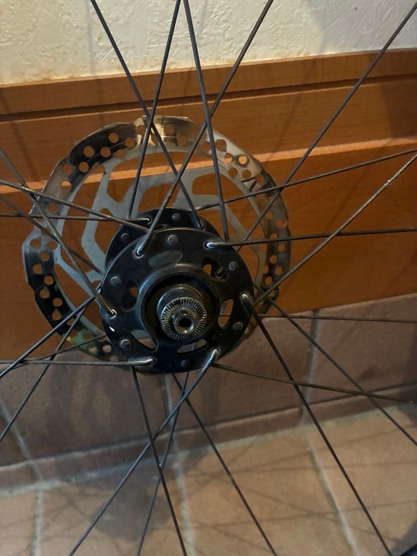 ロードバイク用ホイール　ALEX RXD3 前輪ディスクブレーキ　ビアンキ