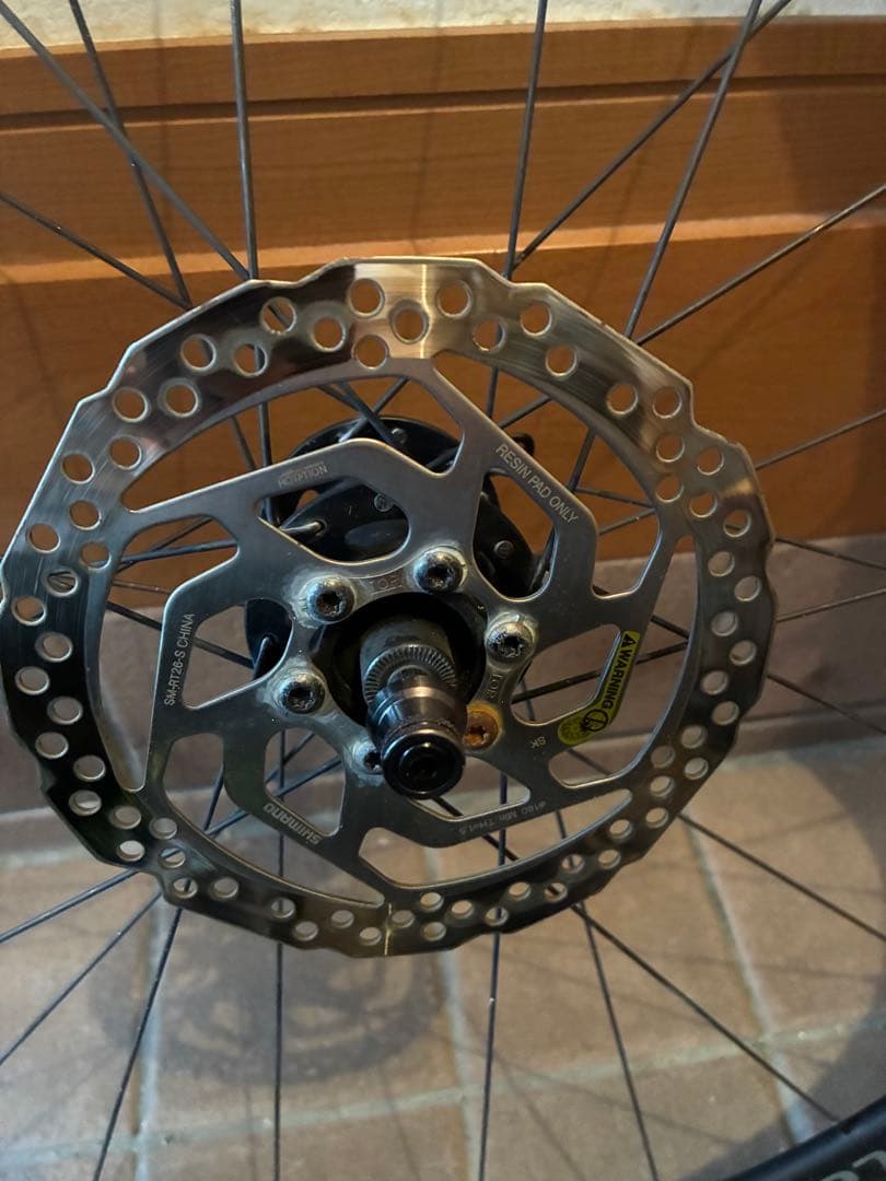 ロードバイク用ホイール　ALEX RXD3 前輪ディスクブレーキ　ビアンキ