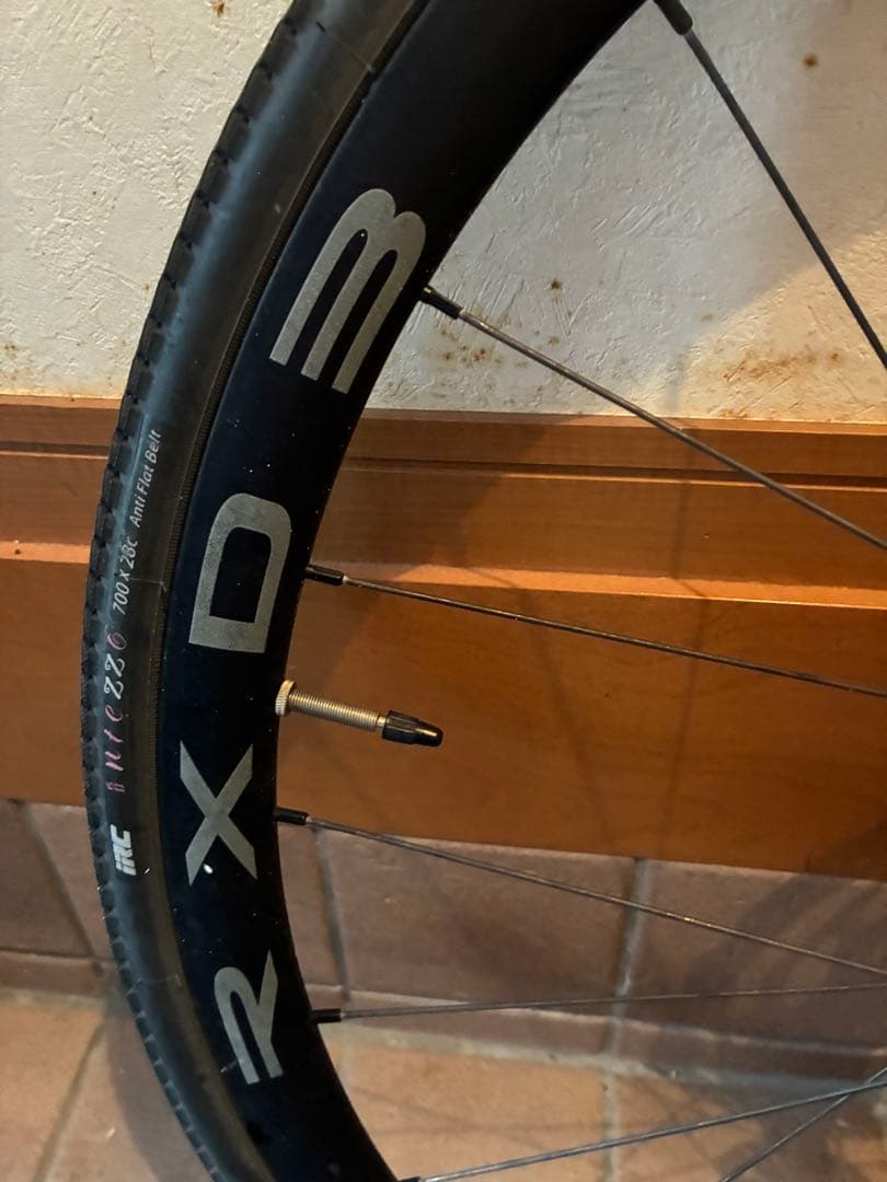 ロードバイク用ホイール　ALEX RXD3 前輪ディスクブレーキ　ビアンキ