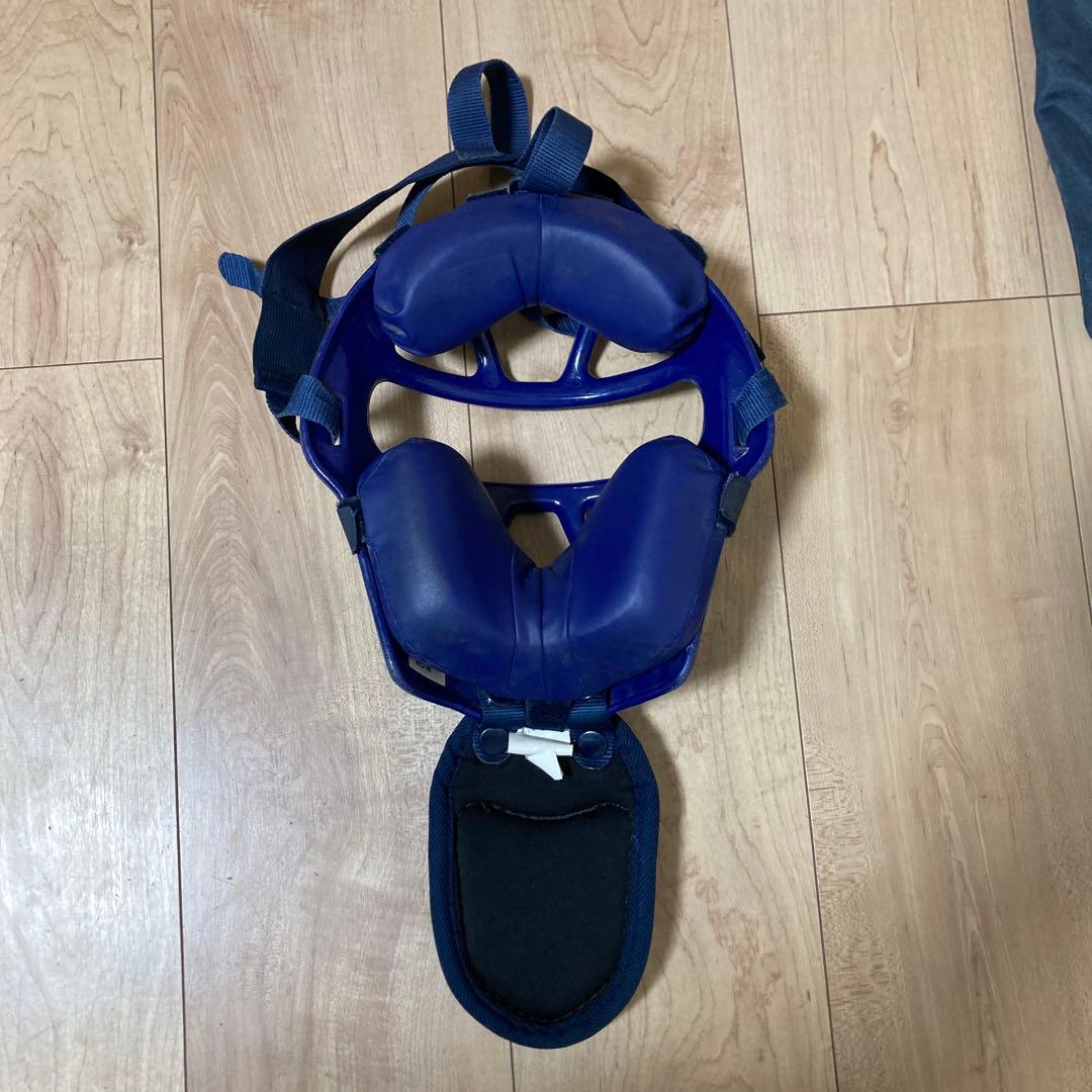 少年野球キャッチャー用防具セット ネイビー