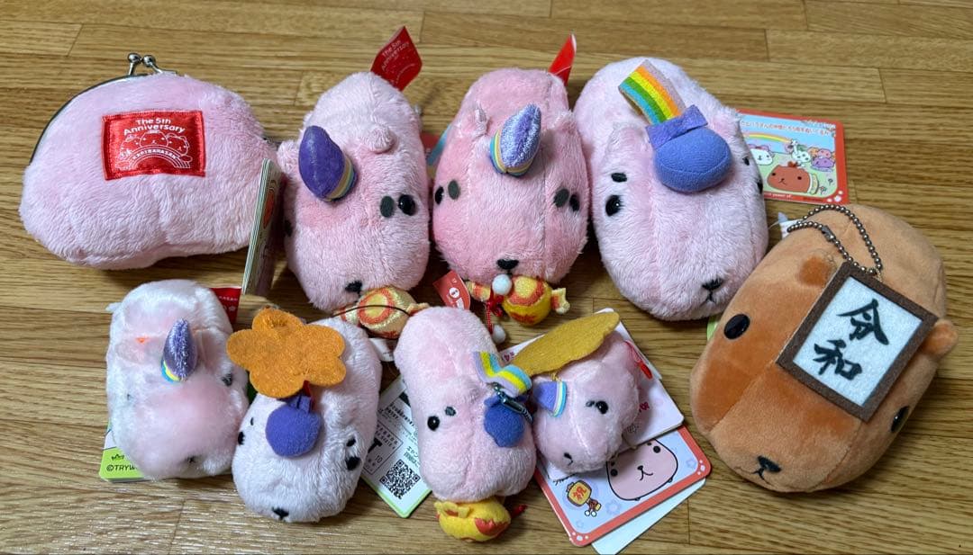 カピバラさん　いわいさん　マスコット