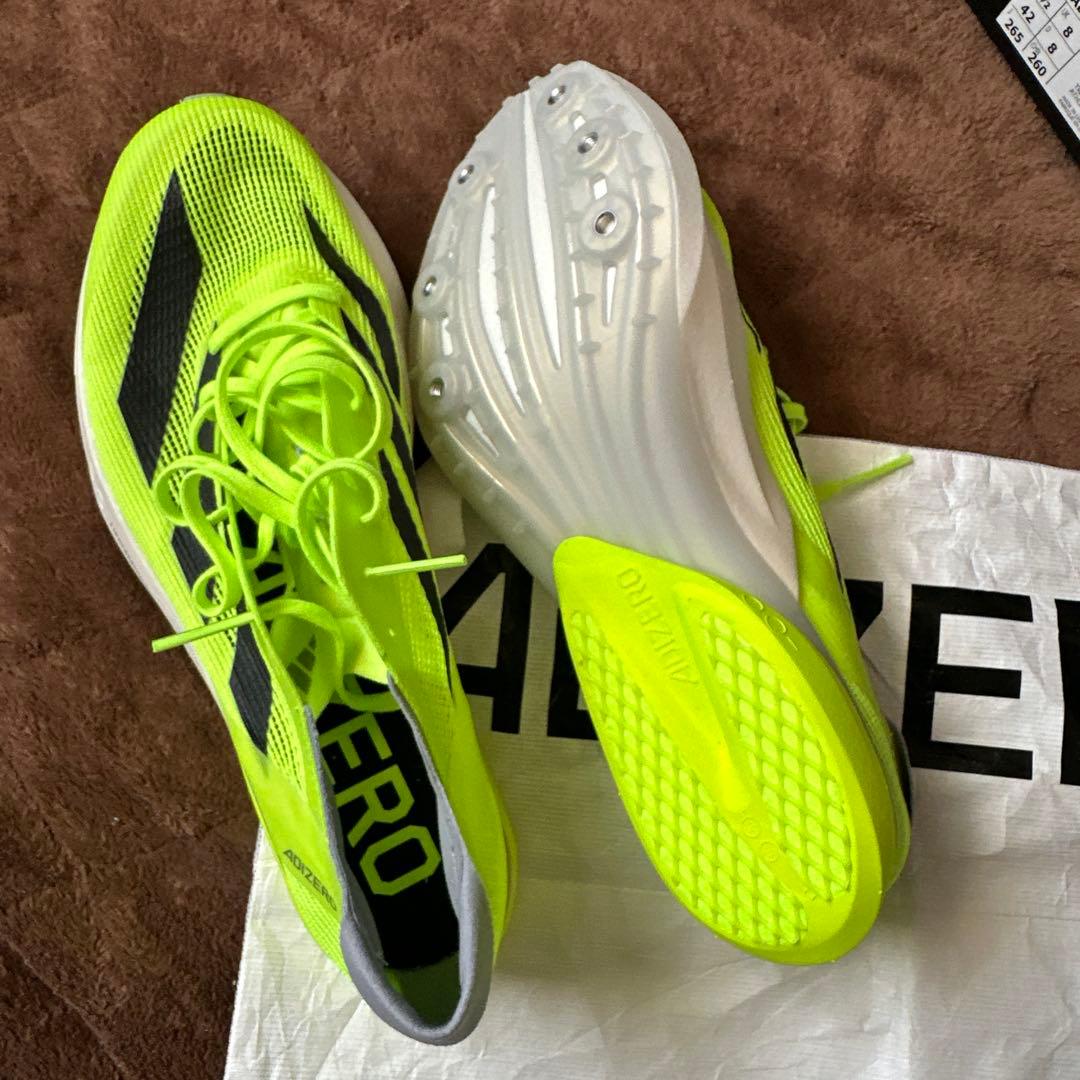 adidas ADIZERO スパイクシューズ 長距離　27cm