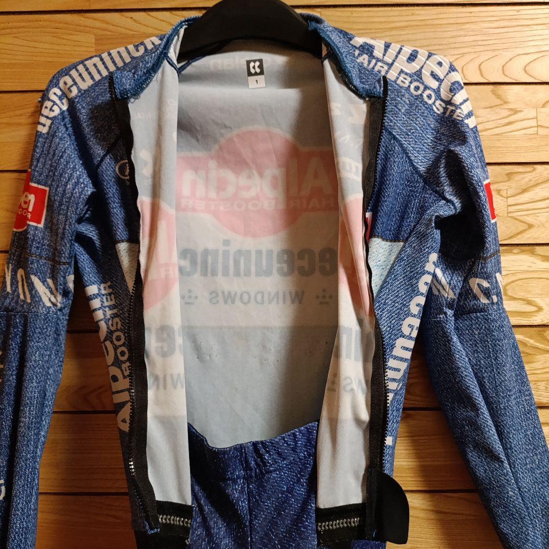 支給品 Alpecin Deceuninck スキンスーツ　アルペシン　デニム