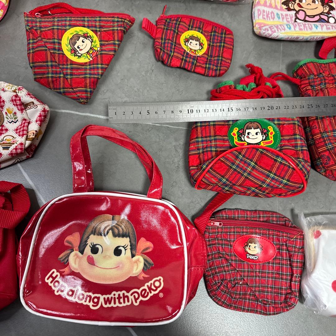 不二家　ペコちゃん　バッグ　ポーチ　リュック　まとめ売り