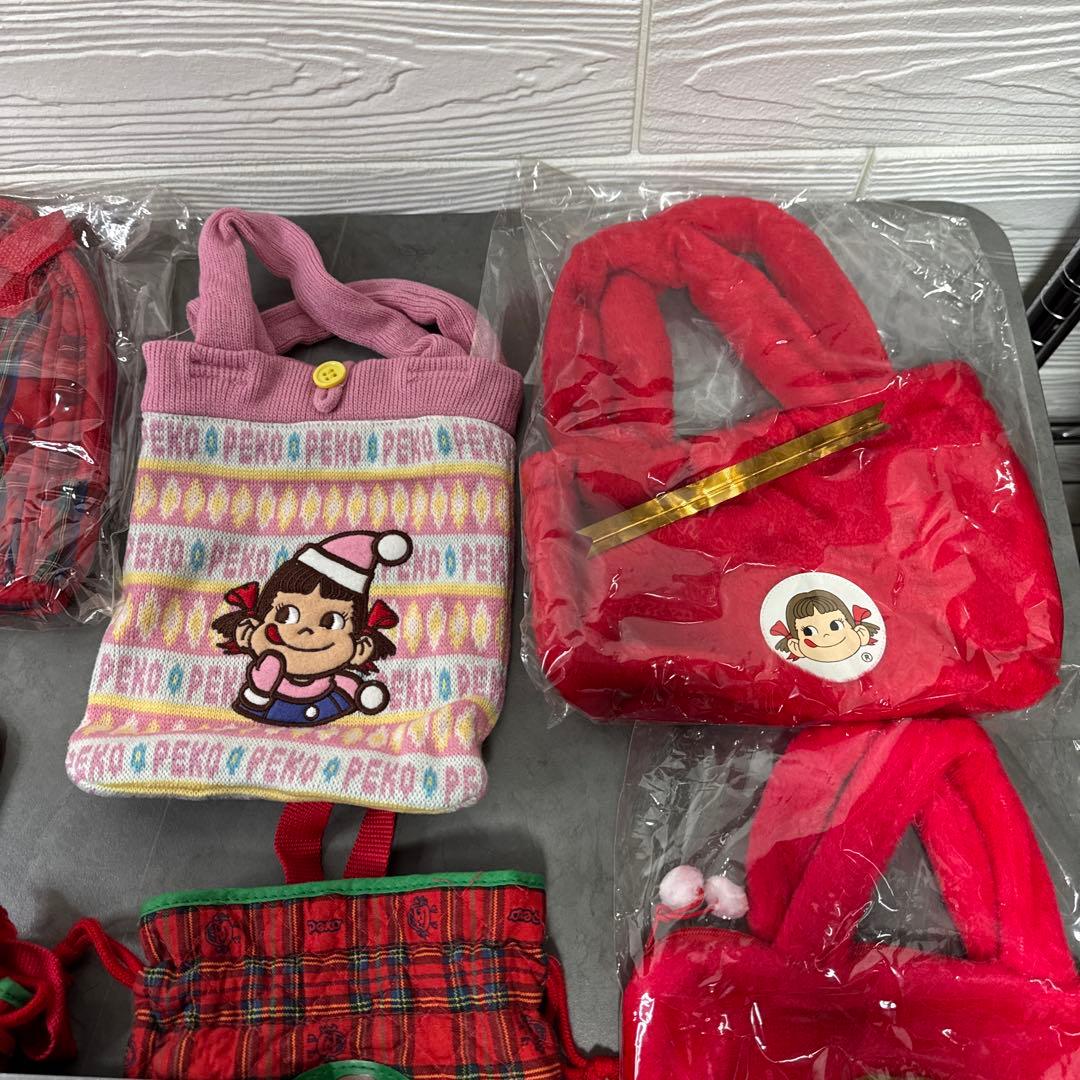 不二家　ペコちゃん　バッグ　ポーチ　リュック　まとめ売り