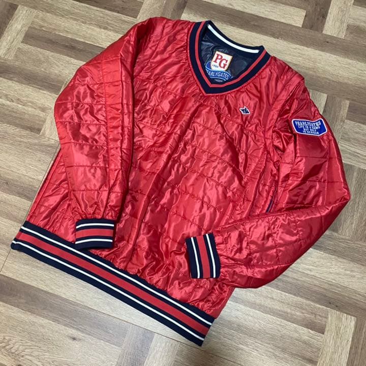 パーリーゲイツ♡4wayスニード♡中綿♡ネイビー✖️レッド♡M