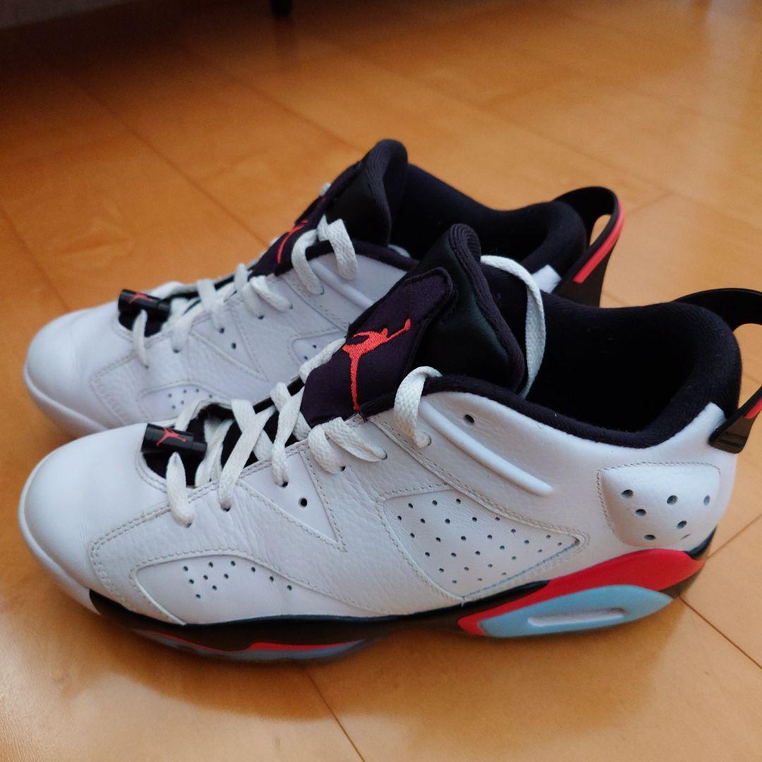Air Jordan Retro 6 G ホワイト/ブラック/レッド