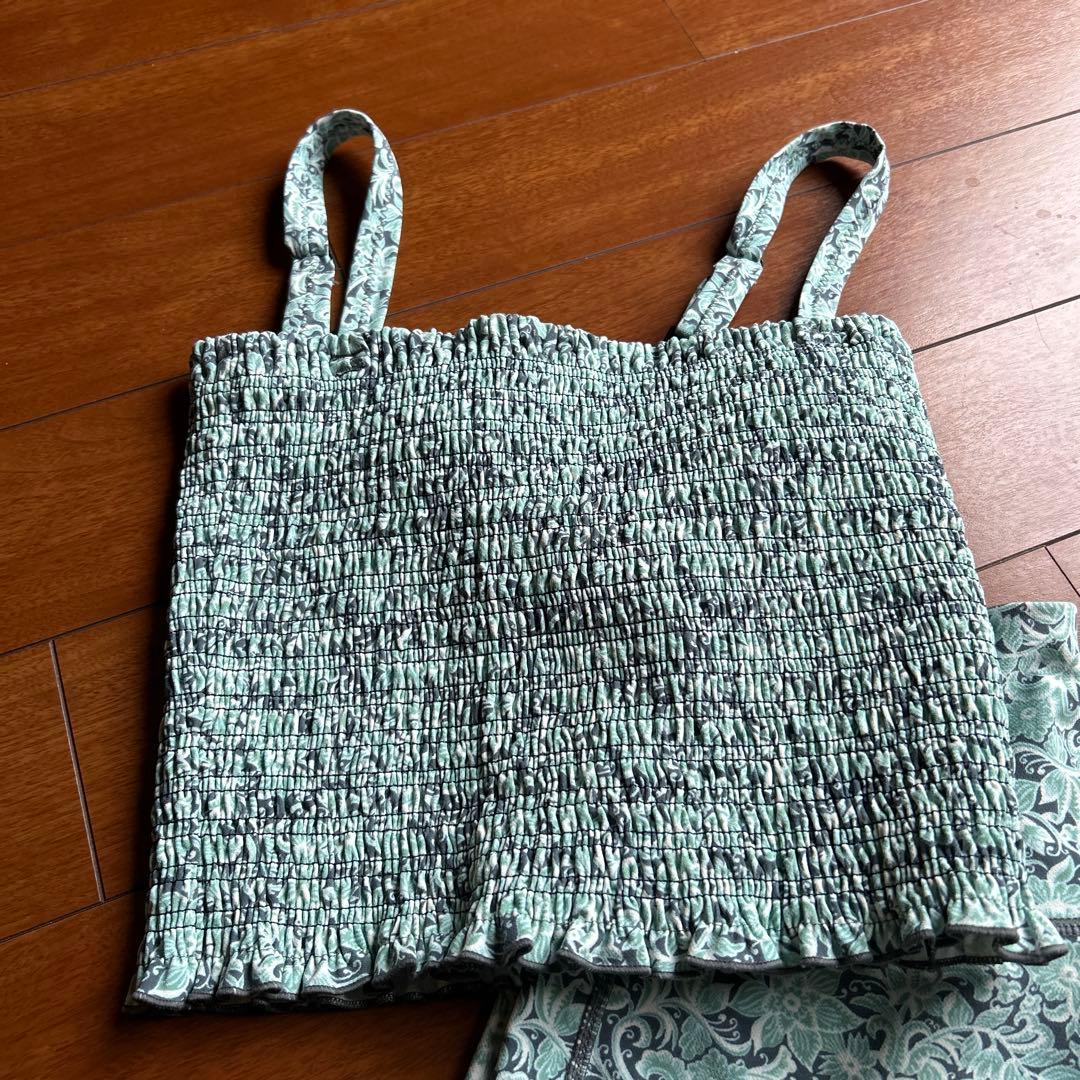 emmi yoga ブルー ヨガパンツ ピラティス　トレーニングウェア