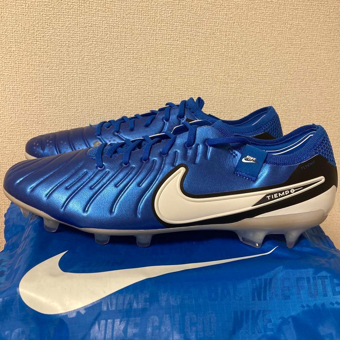 NIKE ティエンポレジェンド10エリート FG 29.5㎝ 天然芝　青　ブルー