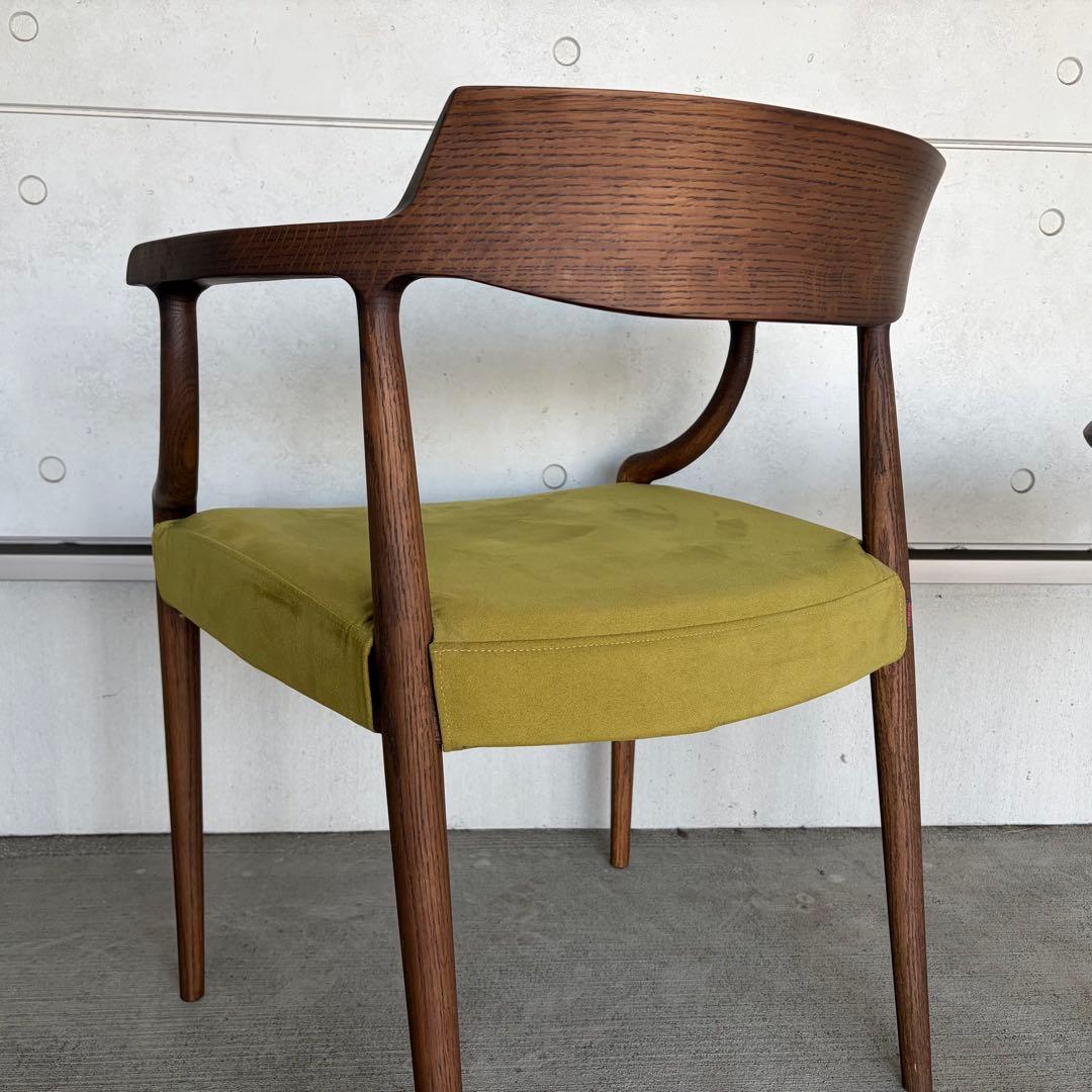 【美品】② shirakawa シラカワ木工 ブランコ アームチェア 飛騨家具