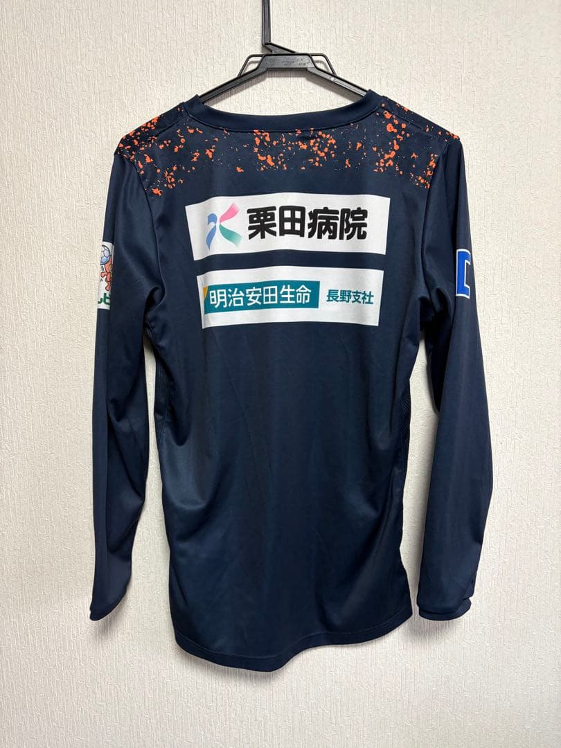 AC長野パルセイロ　長袖プラクティスシャツ M 支給品 スポンサー入り