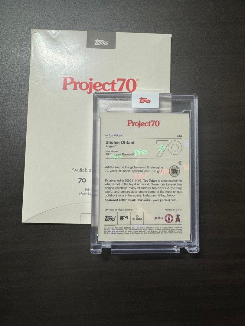 【希少】 topps project70 no.244 大谷翔平