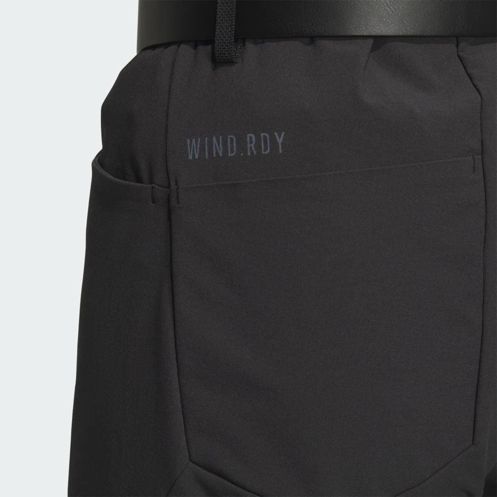 【79】秋冬 定価17,600円 アディダス ゴルフ 防風 アンクルパンツ 黒