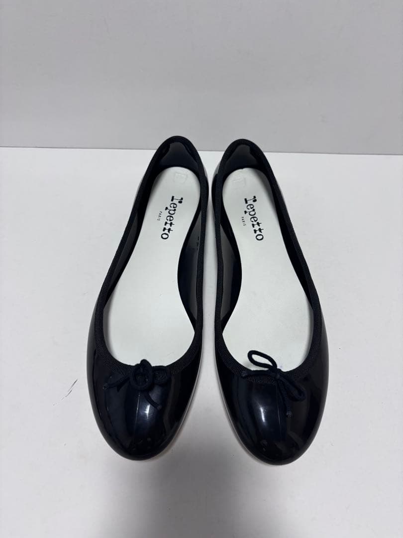 ⭐️美品⭐️ repetto レペット バレエシューズ エナメル フラット 黒 40