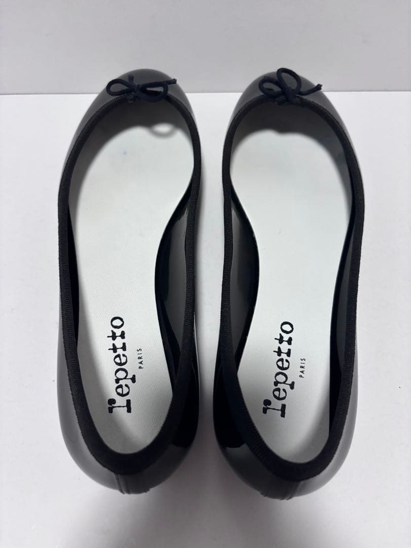 ⭐️美品⭐️ repetto レペット バレエシューズ エナメル フラット 黒 40