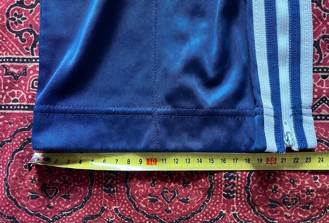 70s 80s Vtg adidas ATP USA製 トラックパンツ　ネイビー