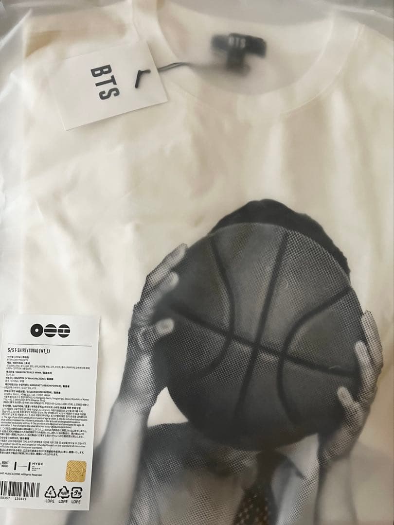 BTS ポップアップ ARIRANG Tシャツ シュガ Lサイズ