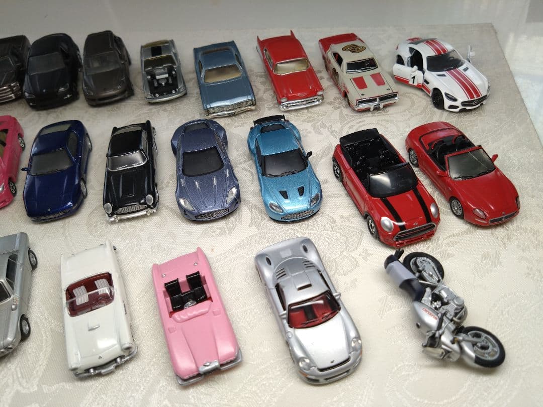ミニカー（サイズ・中）、バイク 26台セット