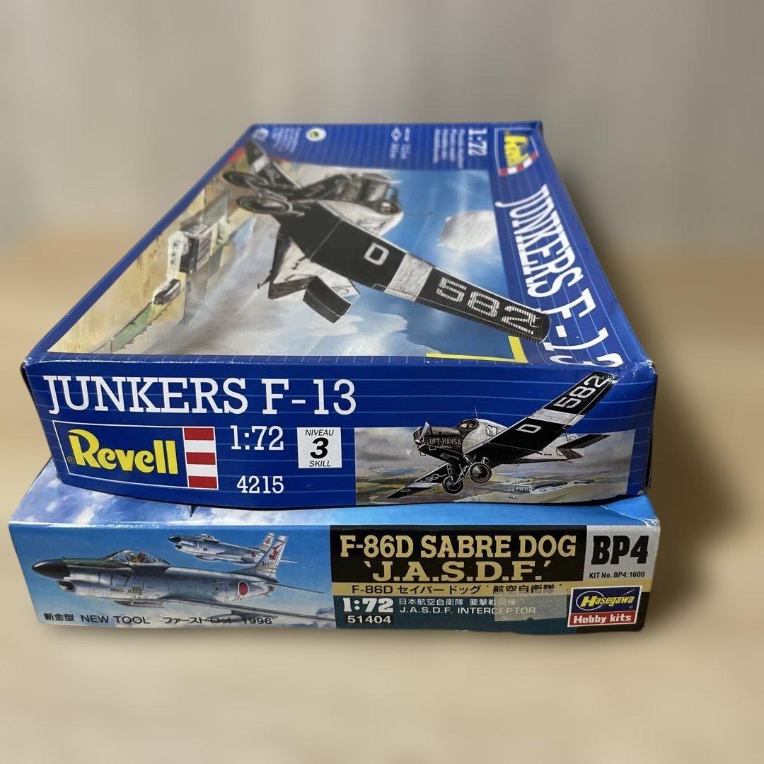 航空史対比2機セットJunkers F-13未開封+F-86D 冷戦名機L405