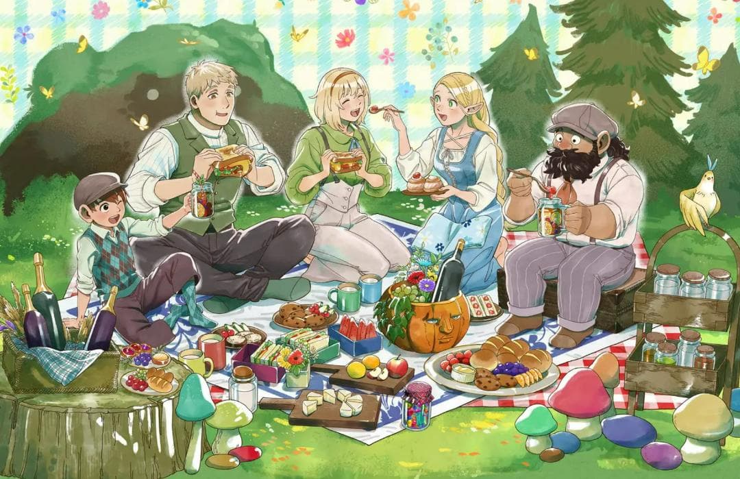 ダンジョン飯 ピクニック アクリルスタンド マルシル ファリン 2点セット