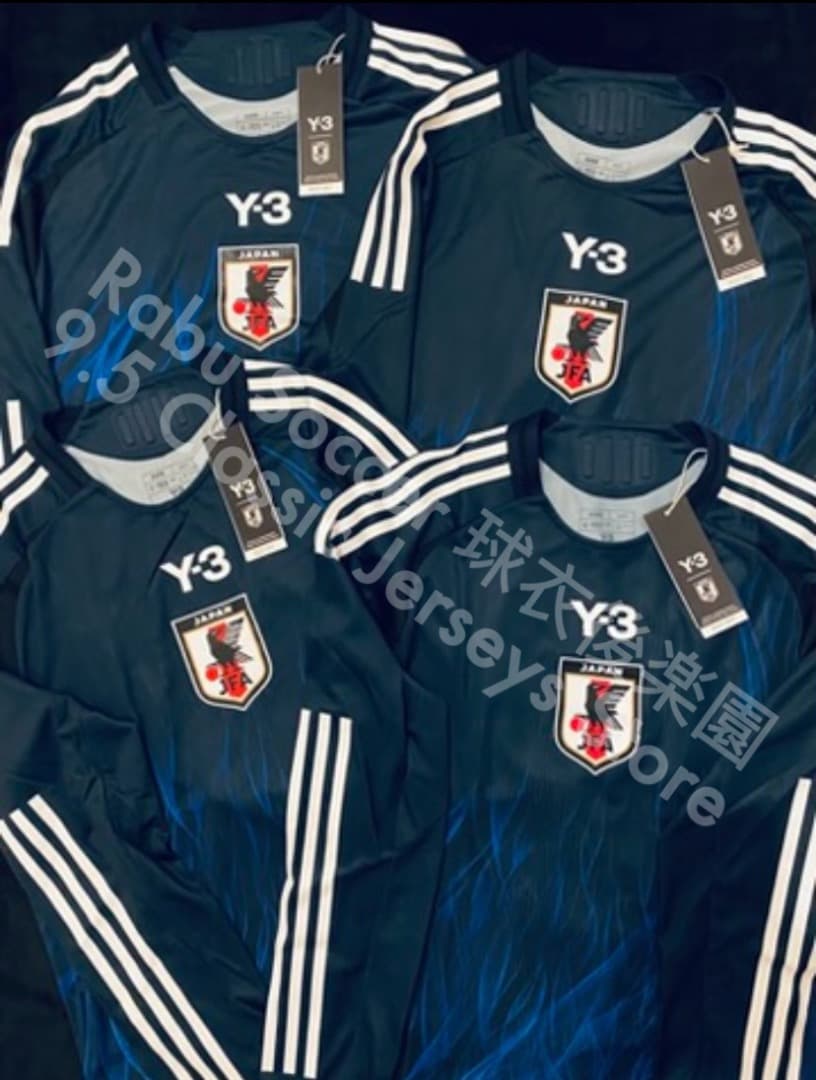 Y-3 日本代表 2024 ホーム ユニフォーム 長袖 選手着用 2XL